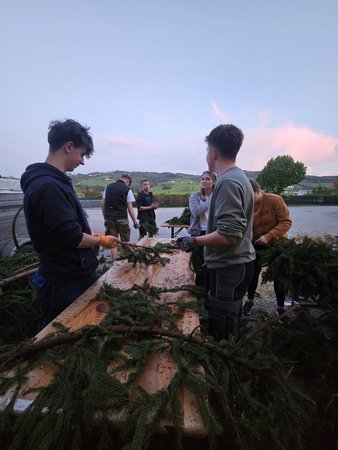 Vorbereitungen für den 1.Mai 2025