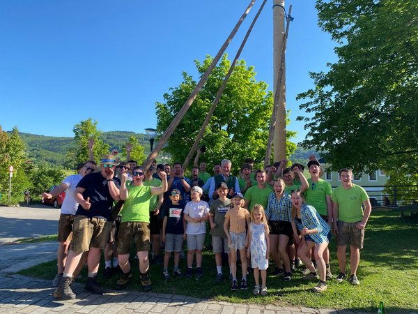 Maibaum aufstellen 2025